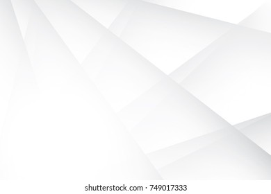 Abstract geometric white and gray color background. Vector, illustration.