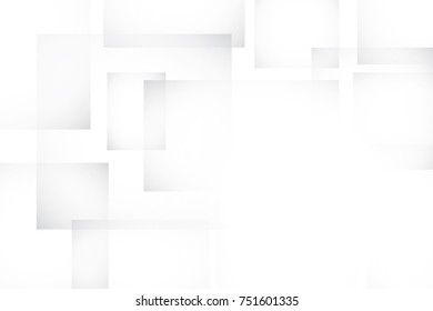 Abstract geometric white and gray color background. Vector, illustration.