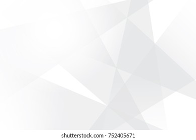 Abstract geometric white and gray color background. Vector, illustration.