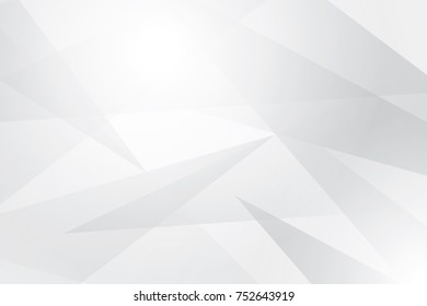 Abstract geometric white and gray color background. Vector, illustration.