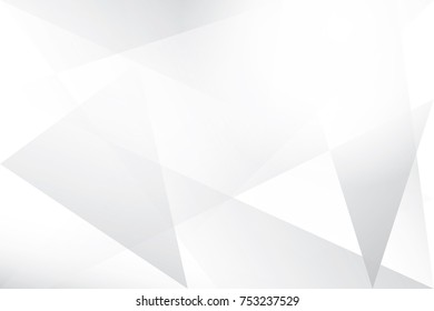 Abstract geometric white and gray color background. Vector, illustration.