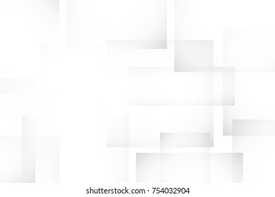 Abstract geometric white and gray color background. Vector, illustration.
