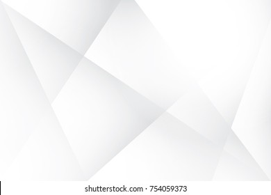 Abstract geometric white and gray color background. Vector, illustration.