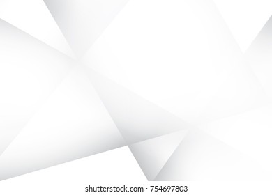 Abstract geometric white and gray color background. Vector, illustration.