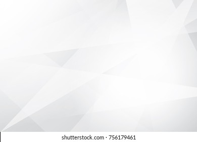 Abstract geometric white and gray color background. Vector, illustration.