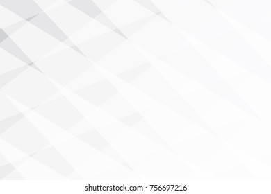Abstract geometric white and gray color background. Vector, illustration.