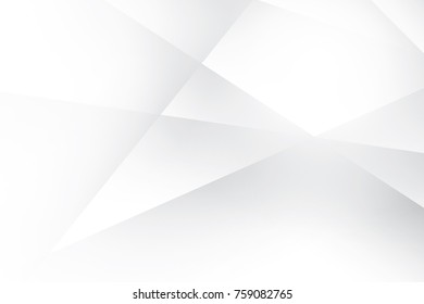 Abstract geometric white and gray color background. Vector, illustration.