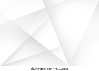 Abstract geometric white and gray color background. Vector, illustration.