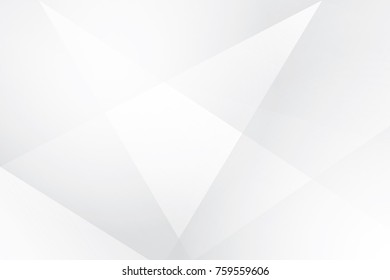 Abstract geometric white and gray color background. Vector, illustration.