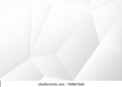 Abstract geometric white and gray color background. Vector, illustration.