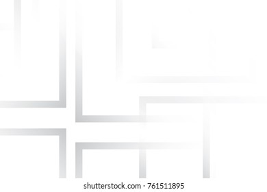 Abstract geometric white and gray color background. Vector, illustration.
