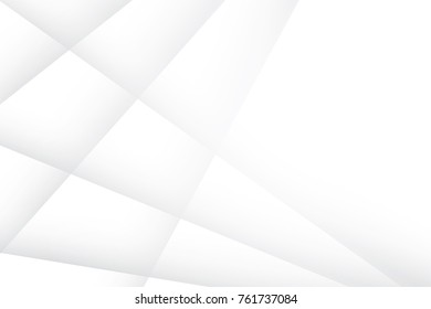 Abstract geometric white and gray color background. Vector, illustration.