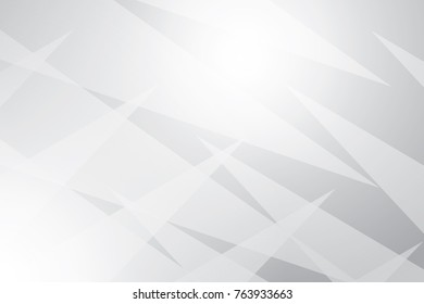 Abstract geometric white and gray color background. Vector, illustration.
