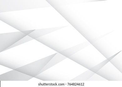 Abstract geometric white and gray color background. Vector, illustration.