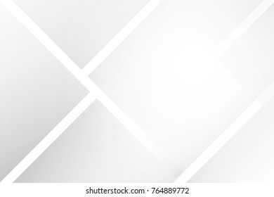 Abstract geometric white and gray color background. Vector, illustration.