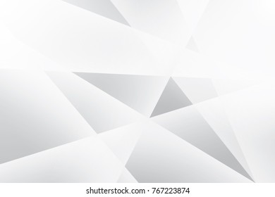 Abstract geometric white and gray color background. Vector, illustration.