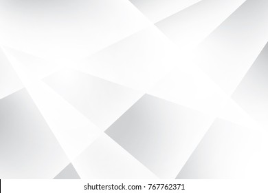 Abstract geometric white and gray color background. Vector, illustration.