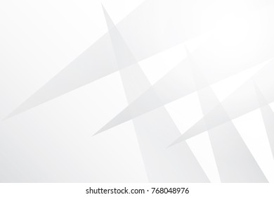 Abstract geometric white and gray color background. Vector, illustration.