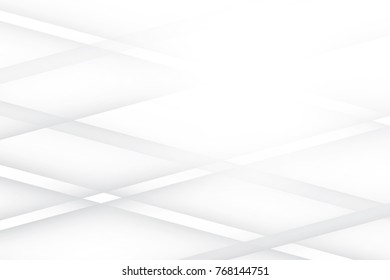 Abstract geometric white and gray color background. Vector, illustration.
