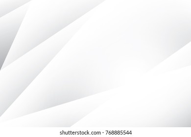 Abstract geometric white and gray color background. Vector, illustration.