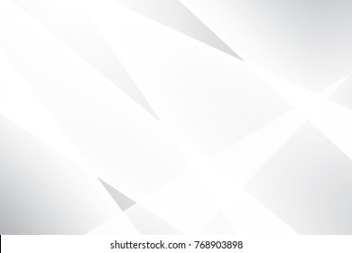 Abstract geometric white and gray color background. Vector, illustration.