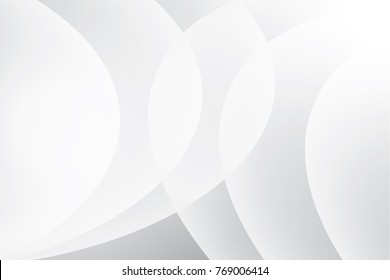 Abstract geometric white and gray color background. Vector, illustration.