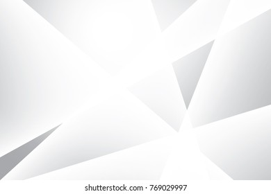 Abstract geometric white and gray color background. Vector, illustration.