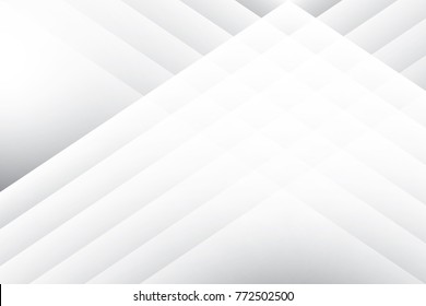 Abstract geometric white and gray color background. Vector, illustration.