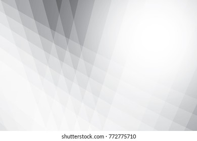 Abstract geometric white and gray color background. Vector, illustration.