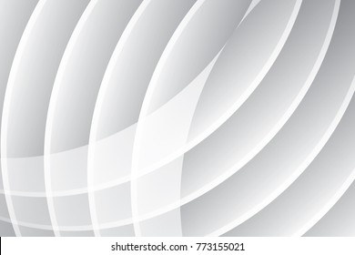 Abstract geometric white and gray color background. Vector, illustration.