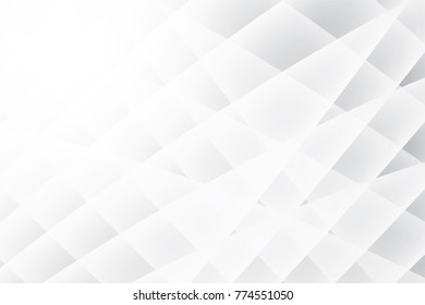 Abstract geometric white and gray color background. Vector, illustration.