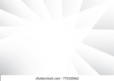 Abstract geometric white and gray color background. Vector, illustration.