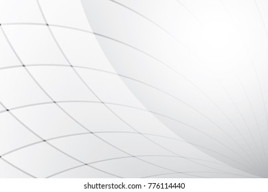 Abstract geometric white and gray color background. Vector, illustration.