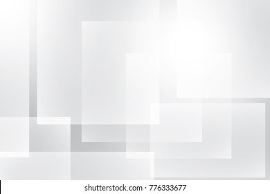 Abstract geometric white and gray color background. Vector, illustration.