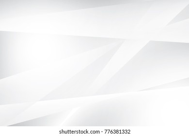 Abstract geometric white and gray color background. Vector, illustration.