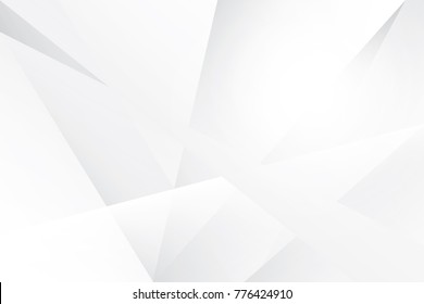 Abstract geometric white and gray color background. Vector, illustration.