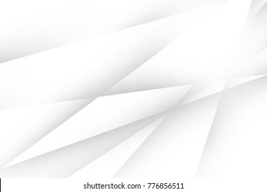 Abstract geometric white and gray color background. Vector, illustration.