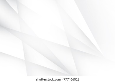 Abstract geometric white and gray color background. Vector, illustration.