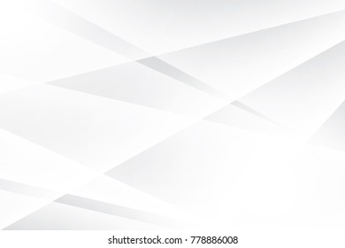 Abstract geometric white and gray color background. Vector, illustration.