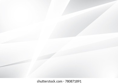 Abstract geometric white and gray color background. Vector, illustration.