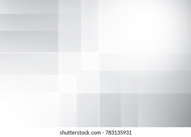 Abstract geometric white and gray color background. Vector, illustration.