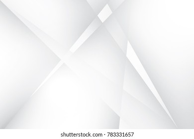 Abstract geometric white and gray color background. Vector, illustration.