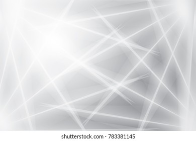 Abstract geometric white and gray color background. Vector, illustration.