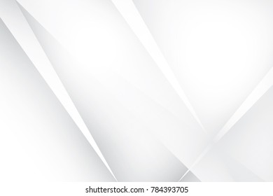 Abstract geometric white and gray color background. Vector, illustration.