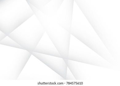 Abstract geometric white and gray color background. Vector, illustration.