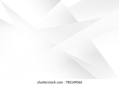 Abstract geometric white and gray color background. Vector, illustration.