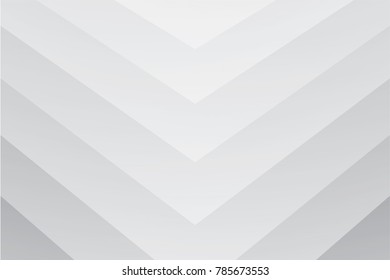 Abstract geometric white and gray color background. Vector, illustration.