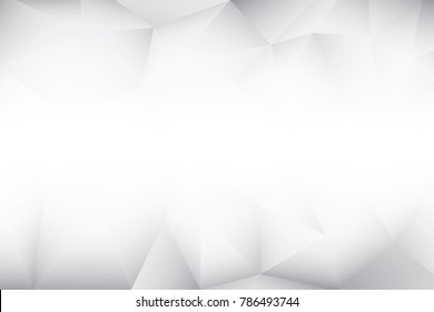 Abstract geometric white and gray color background. Vector, illustration.