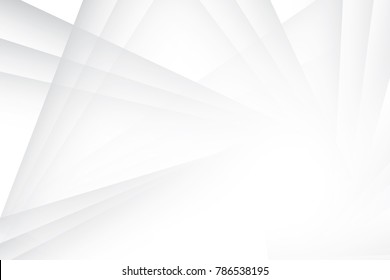 Abstract geometric white and gray color background. Vector, illustration.