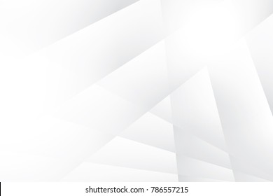 Abstract geometric white and gray color background. Vector, illustration.
